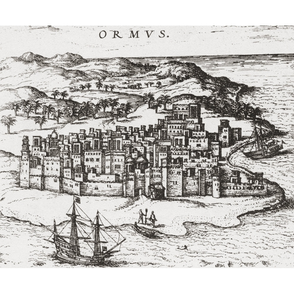 View Of The Kingdom Of Ormus Aka Ohrmuzd Hormuz And Ohrmazd. After The Engraving From H. Brauns Civitates Orbis Terrarum Image 1