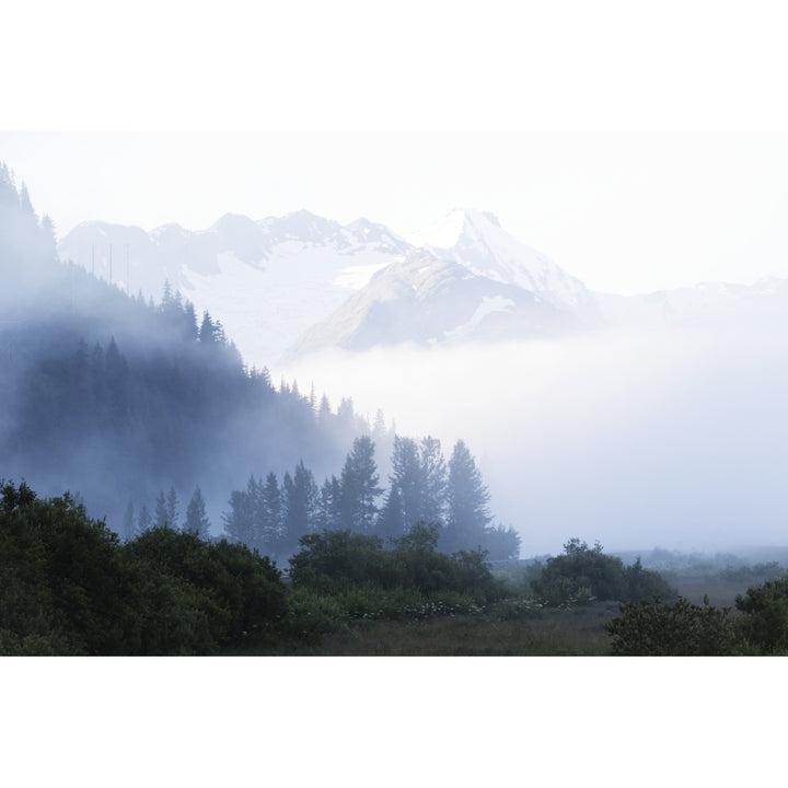 Early morning fog in South-central Alaska; Alaska United States of America Poster Print by Doug Lindstrand / Design Pic Image 1