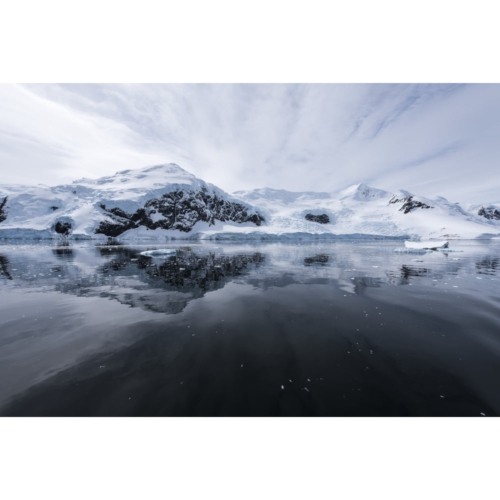 Icy reflections; Antarctica Poster Print by Deb Garside / Design Pics Image 1