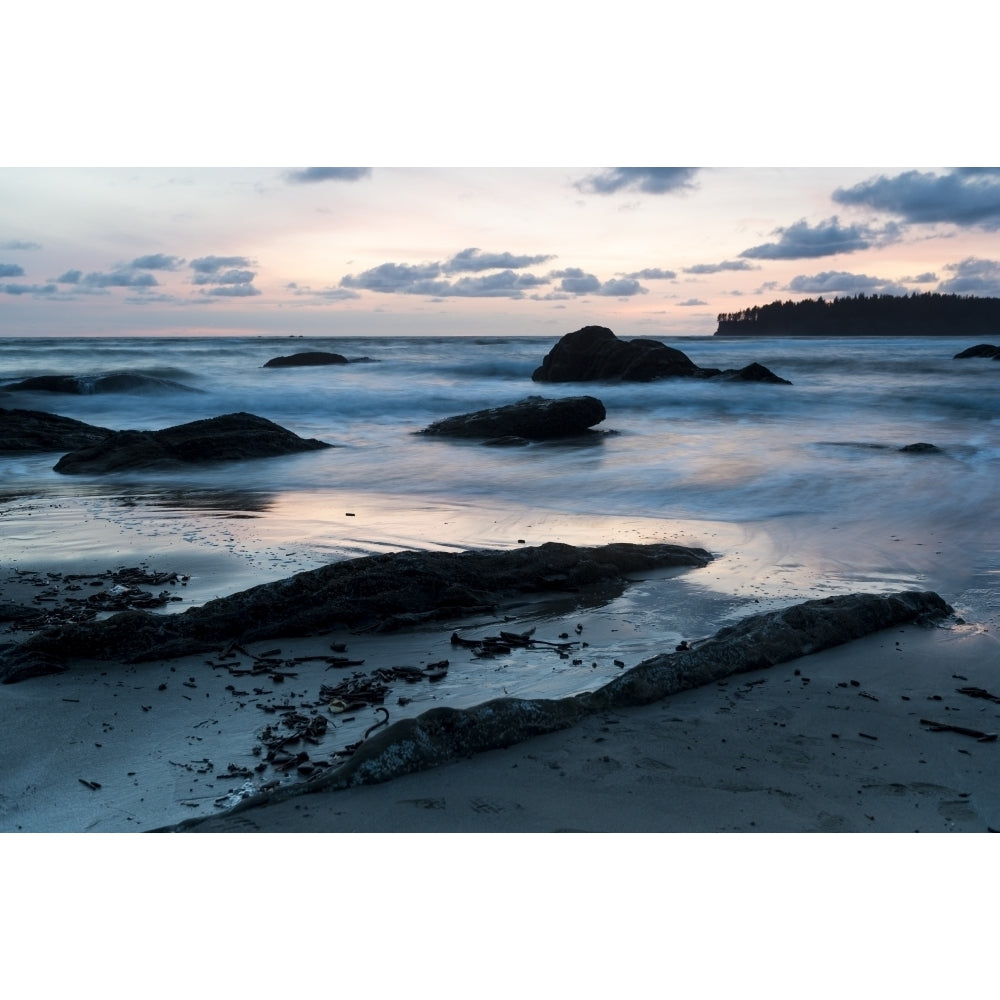 Sunset on Second Beach Olympic National Park; Washington United States of America Poster Print by Deb Garside / Design Image 2