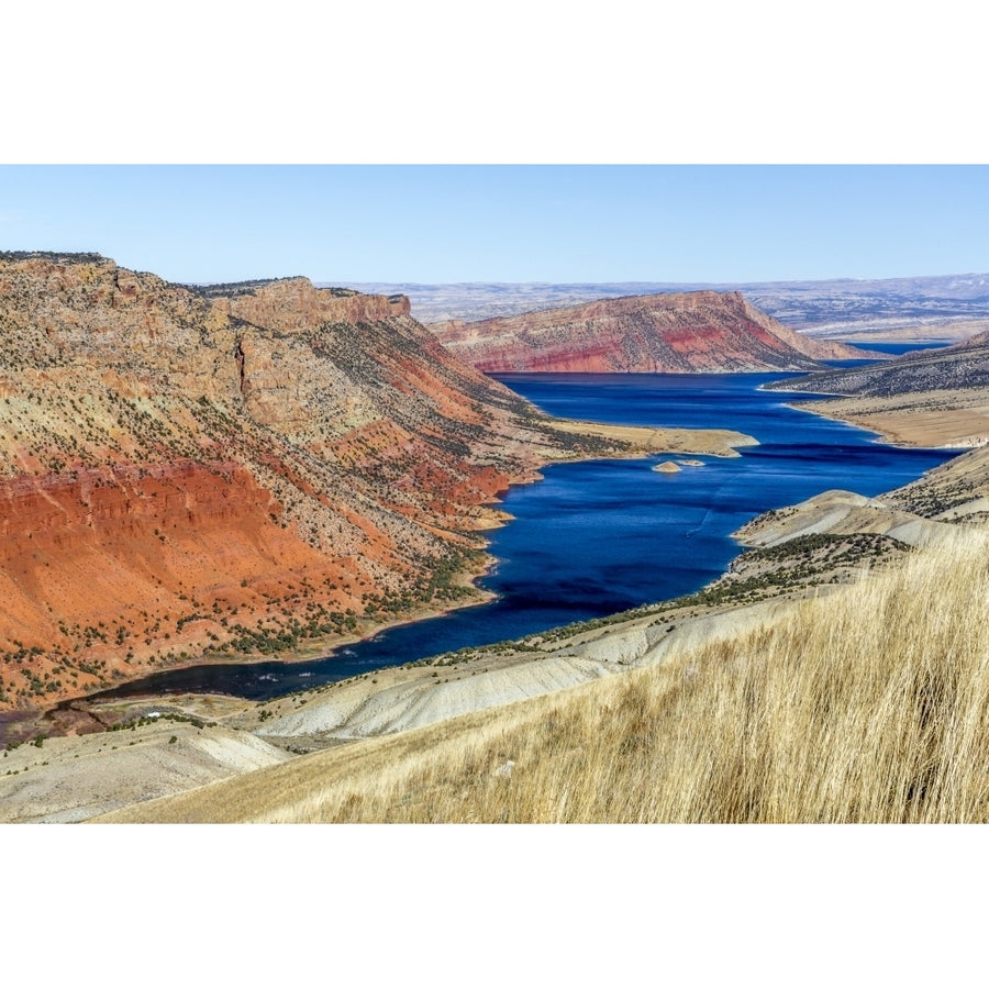 View Of The Flaming Gorge National Recreational Area In Wyoming And Utah; United States Of America Poster Print by Lynn Image 1