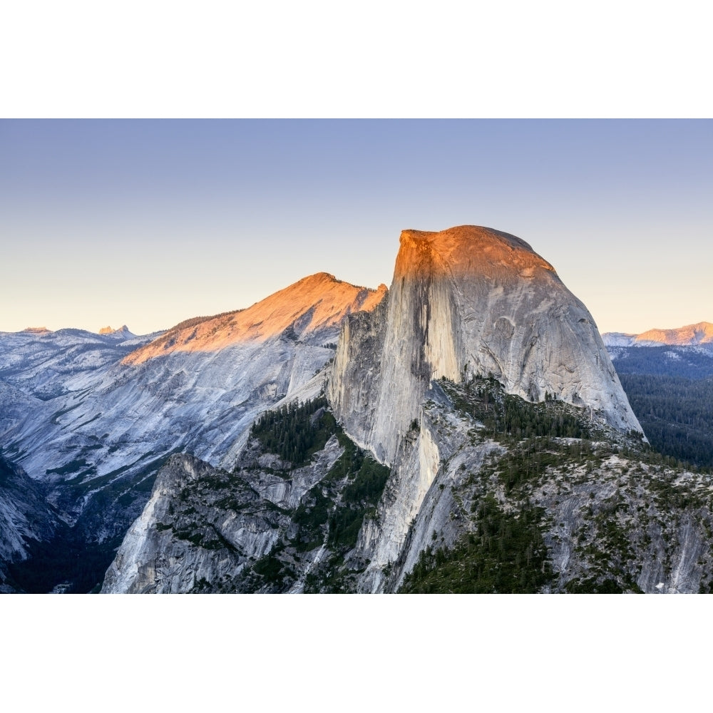 Half Dome at sunset from Glacier Point Yosemite National Park; California United States of America Poster Print by Yve Image 2