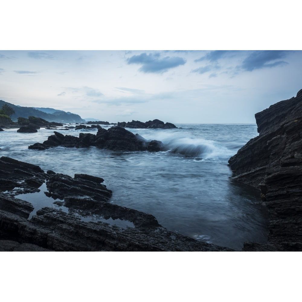 Waiao beach in Yilan County beautiful volcanic landscape; Taiwan China Poster Print by Luis Martinez / Design Pics Image 1