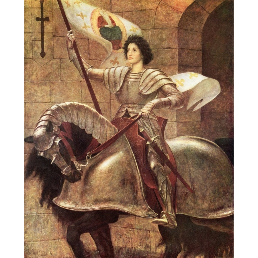 Joan Of Arc 1412 1431 Aka Jeanne Darc The Maid Of Orlans Or Jeanne La Pucelle French Heroine After The Painting By W B Image 1