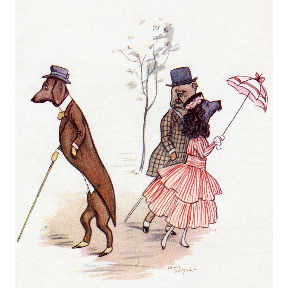 The Dog that Nobody Will Know. From the picture by Lewis Baumer from the book Princess Marie-Jos_s Childrens Book publ Image 1