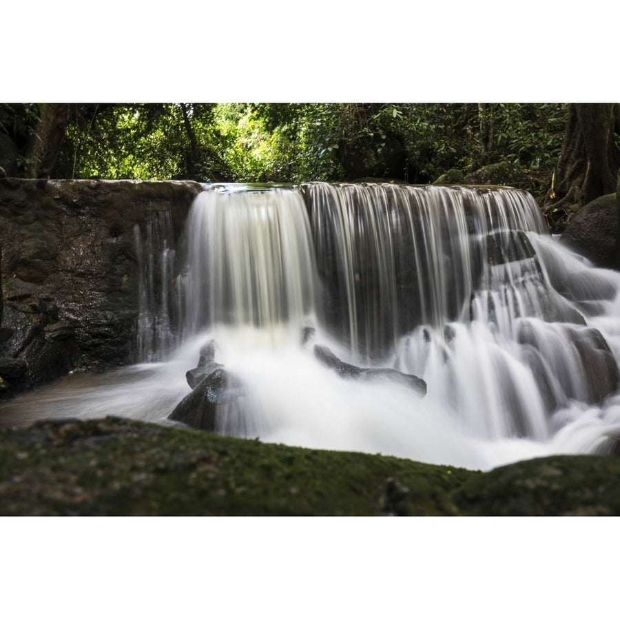 Waterfall In Secret Buddha Garden; Ko Samui Chang Wat Surat Thani Thailand by Keith Levit / Design Pics Image 1