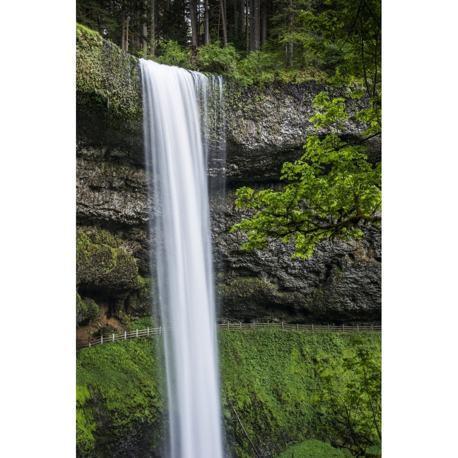 South Falls Is The Most Popular Waterfall At Silver Falls State Park; Silverton Oregon United States Of America by Image 1