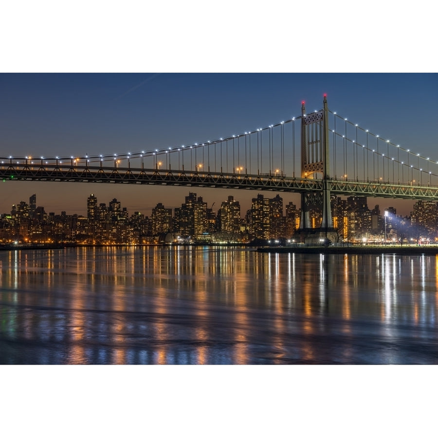 Rfk Triboro Bridge At Twilight; York City York United States Of America by F. M. Kearney / Design Pics Image 1