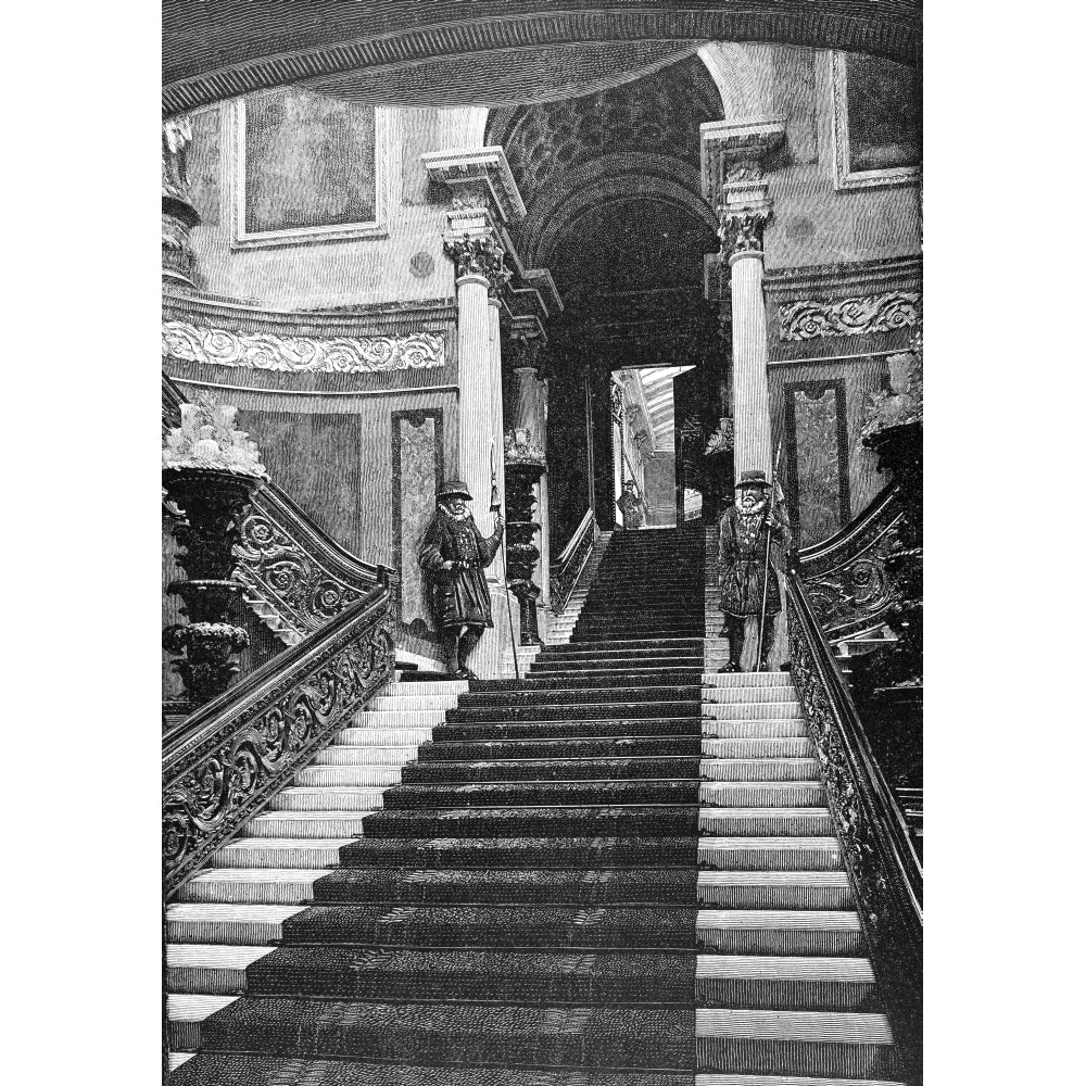 The Life And Times Of Queeen Victoria 1901. The Grand Staircase Buckingham Palace by John Short / Design Pics Image 1