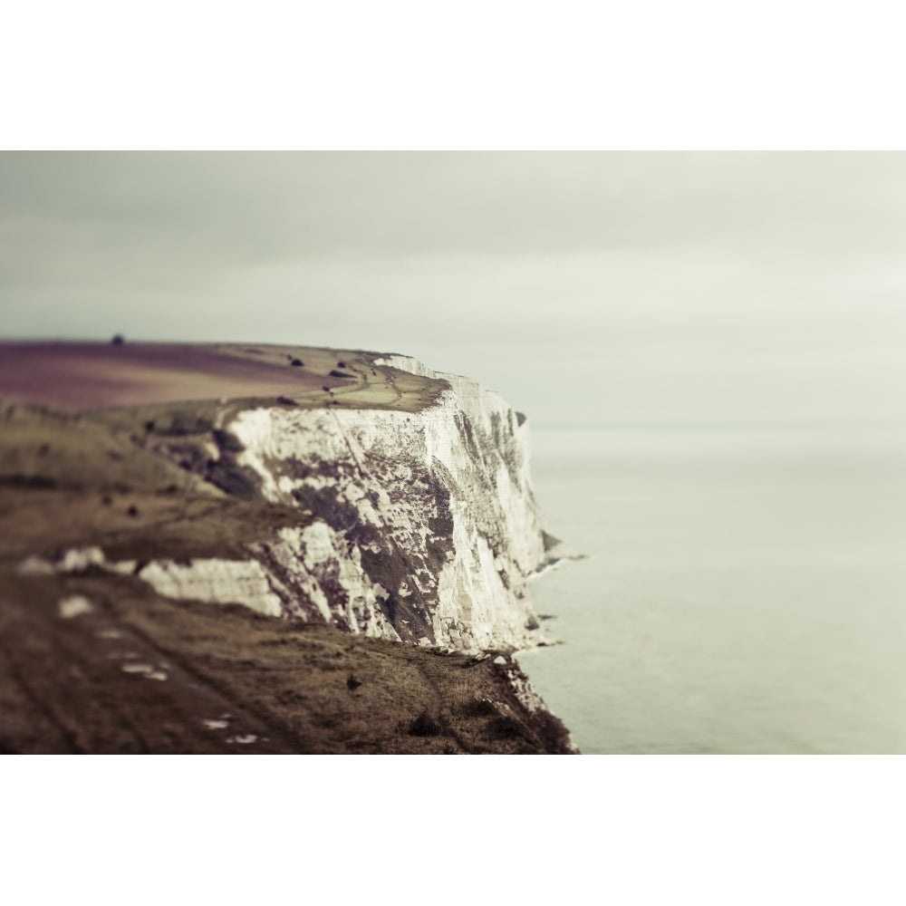 Rugged white cliffs along the coastline; Dover England by Melody Davis / Design Pics Image 1