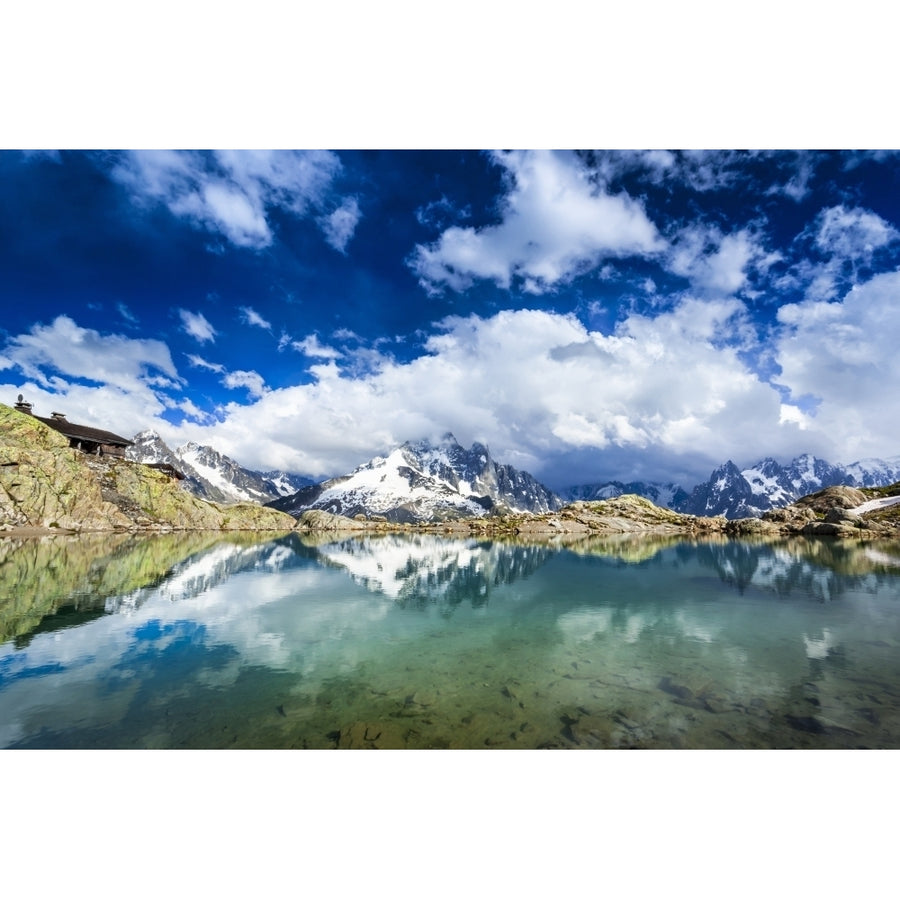 Mont Blanc Massif reflecting on Lac Blanc; Chamonix-Mont-Blanc Haute-Savoie France by Sunny Awazuhara- Reed / Design Image 1