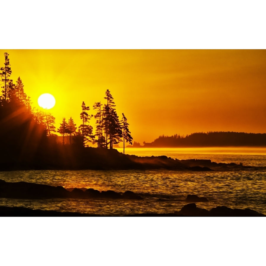 Bright sunrise along the coast of Port Clyde; Cushing Maine United States of America by Its About Light / Design Pics Image 1