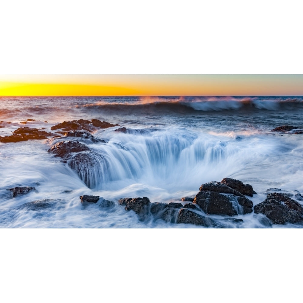 Thors Well Cape Perpetual Scenic Area; Oregon United States of America Poster Print by The Nature Collection 12575985 Image 1