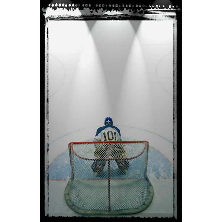 Hockey Goalie In Crease Poster Print Image 1