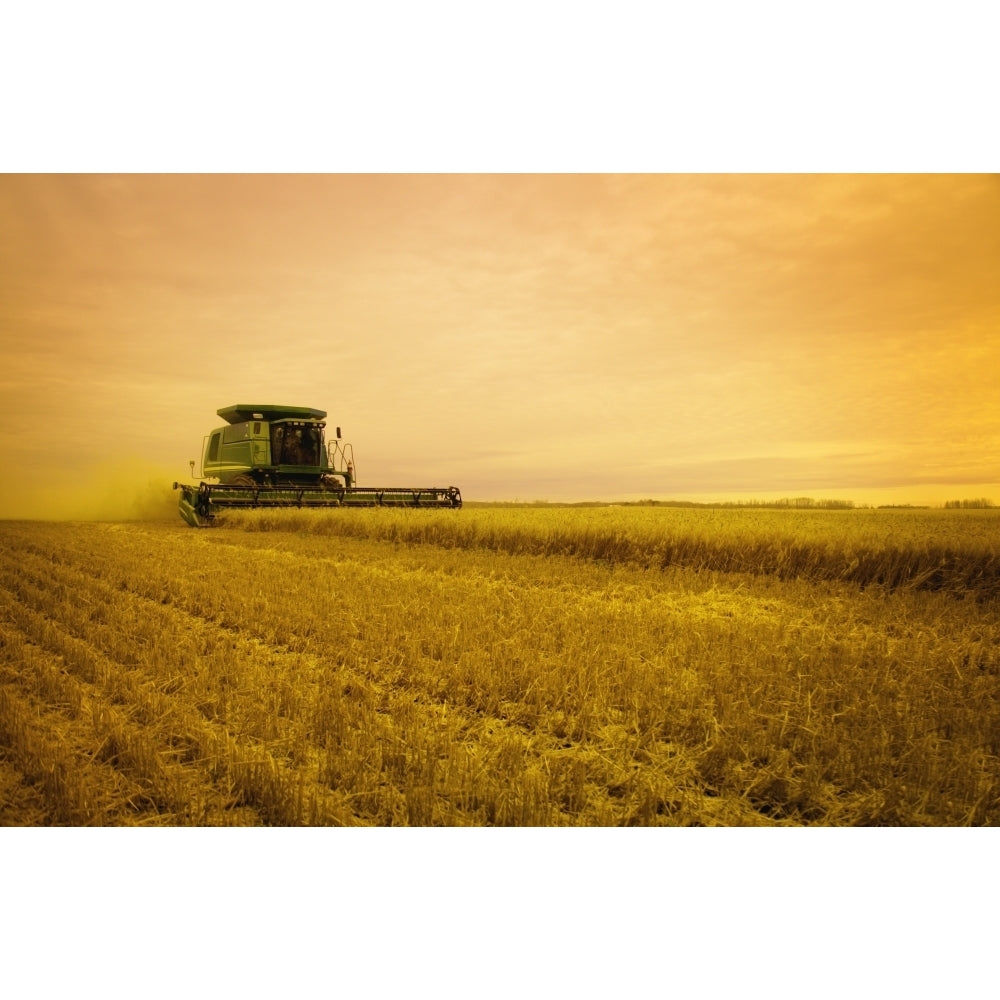 Combine Harvester Poster Print Image 2