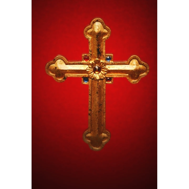 Jeweled Cross Poster Print Image 1