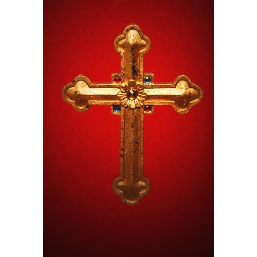 Jeweled Cross Poster Print Image 1