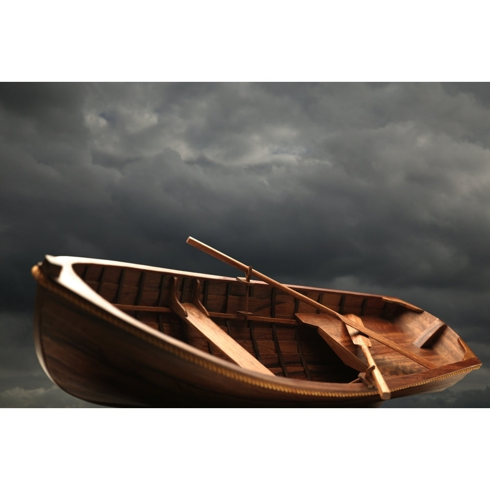 Wooden Rowboat Poster Print Image 1