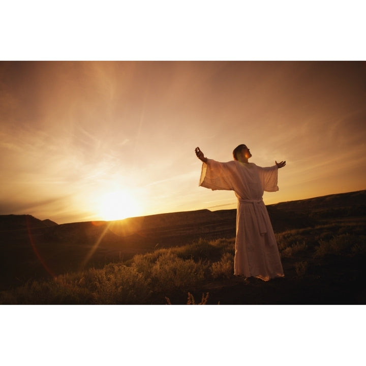 Jesus With Arms Outstretched Poster Print by Kelly Redinger / Design Pics Image 2