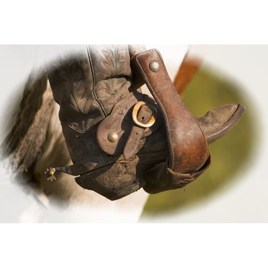 A Cowboy Boot Poster Print Image 1