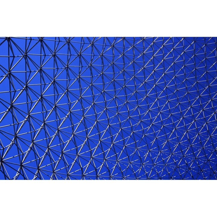 Metal Mesh Against A Blue Sky Poster Print Image 2