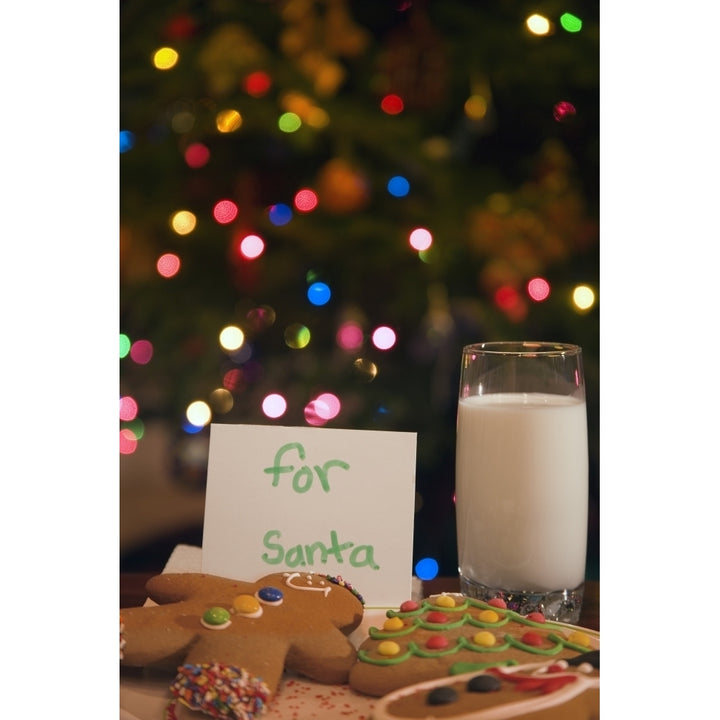 Milk And Cookies For Santa Poster Print Image 1