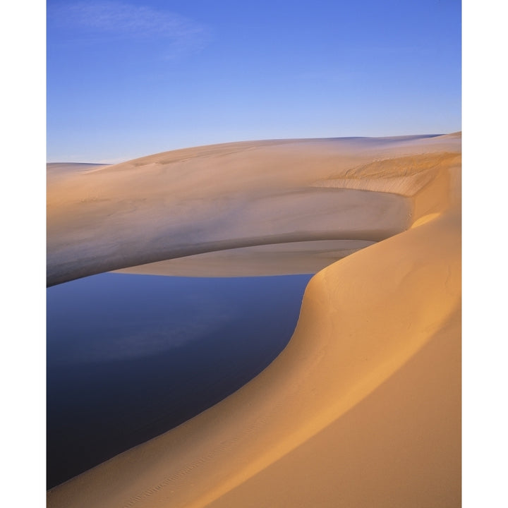 Pond Umpqua Dunes Oregon Usa Poster Print Image 1