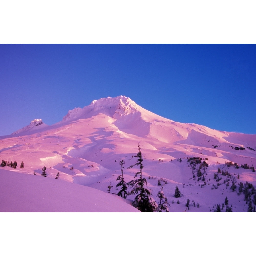 Sunrise On Mt. Hood Oregon Usa Poster Print Image 2