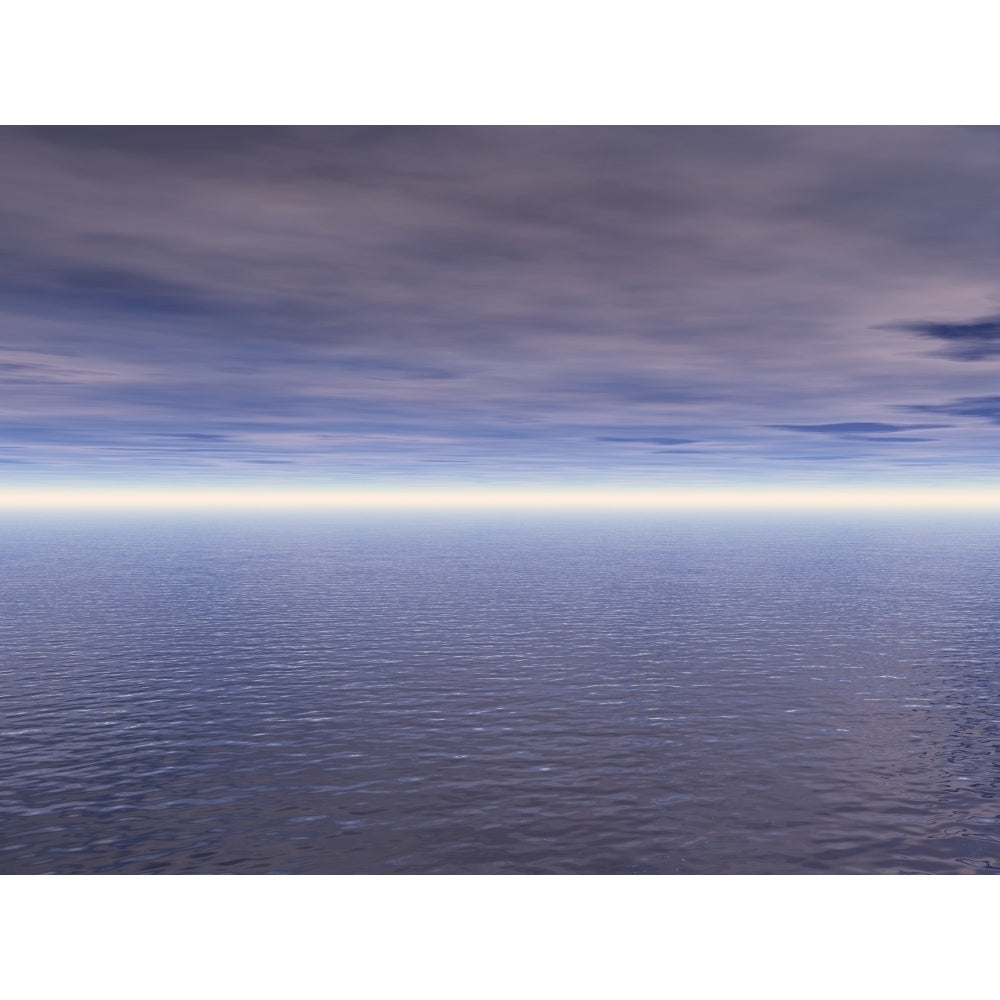 Ocean And Clouds Poster Print Image 2