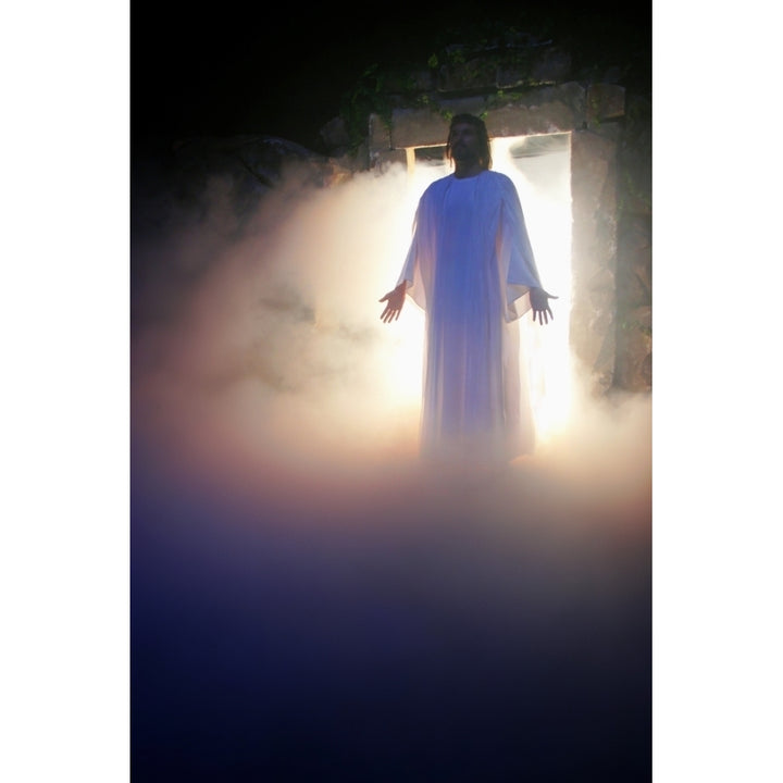 Jesus Coming Out Of The Tomb Poster Print by Christine Mariner / Design Pics Image 1