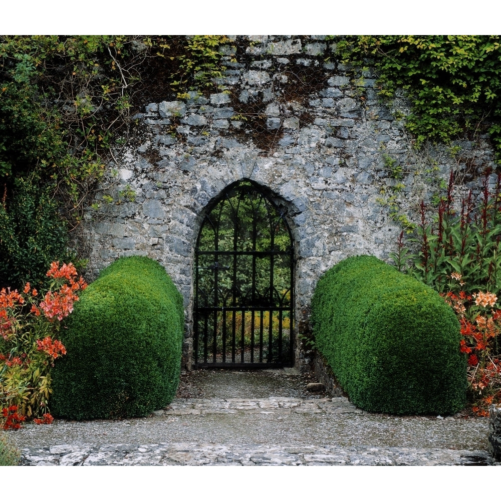 Gothic Entrance Gate Walled Garden Ardsallagh Co Tipperary Ireland Poster Print Image 2