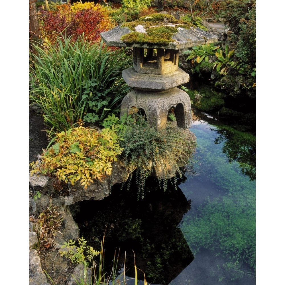 Tully Japanese Gardens Co Kildare Ireland; Japanese Lantern by The Irish Image Collection / Design Pics Image 1