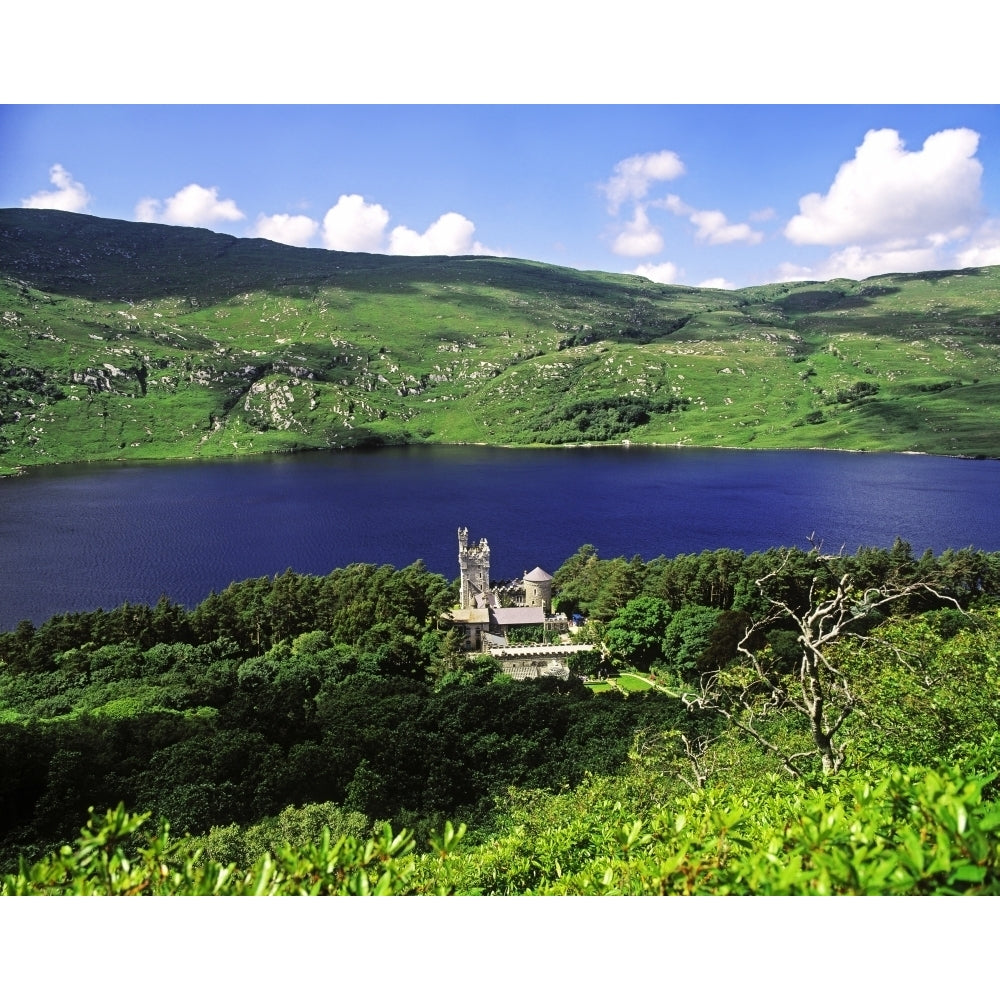 Glenveagh Castle Lough Veagh Glenveagh National Park Co Donegal Ireland; 19Th Century Castle Poster Print Image 1