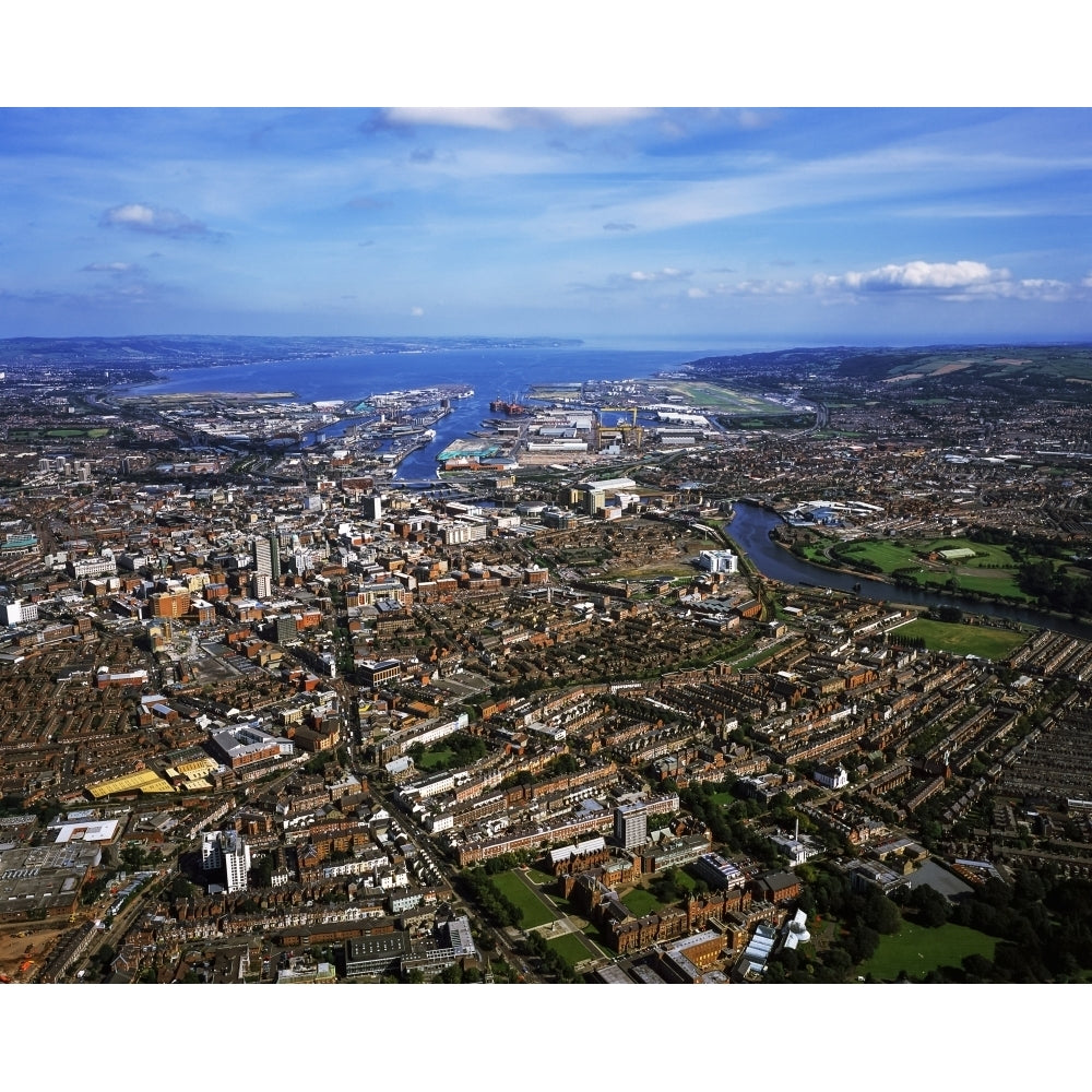 Aerial View Of Belfast Ireland by The Irish Image Collection / Design Pics Image 1