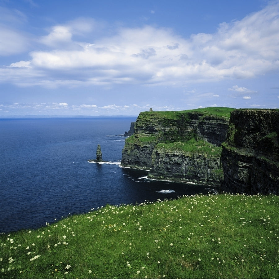 Cliffs Of Moher Co Clare Ireland; Cliffs On The Atlantic Ocean Poster Print Image 1