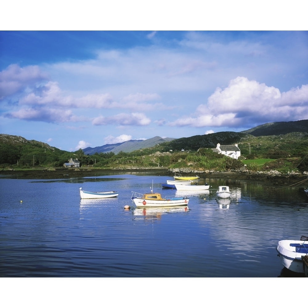 Ballycrovane Harbour Beara Peninsula Co Cork Ireland Poster Print Image 1