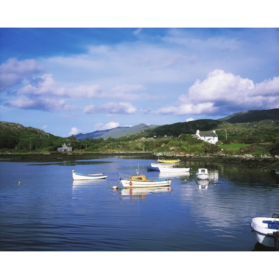 Ballycrovane Harbour Beara Peninsula Co Cork Ireland Poster Print Image 1