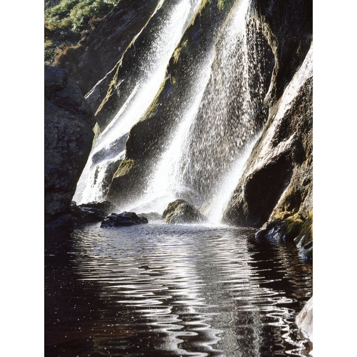 Powerscourt Waterfall Powerscourt Estate Co Wicklow Ireland; Irelands Highest Waterfall Poster Print Image 1