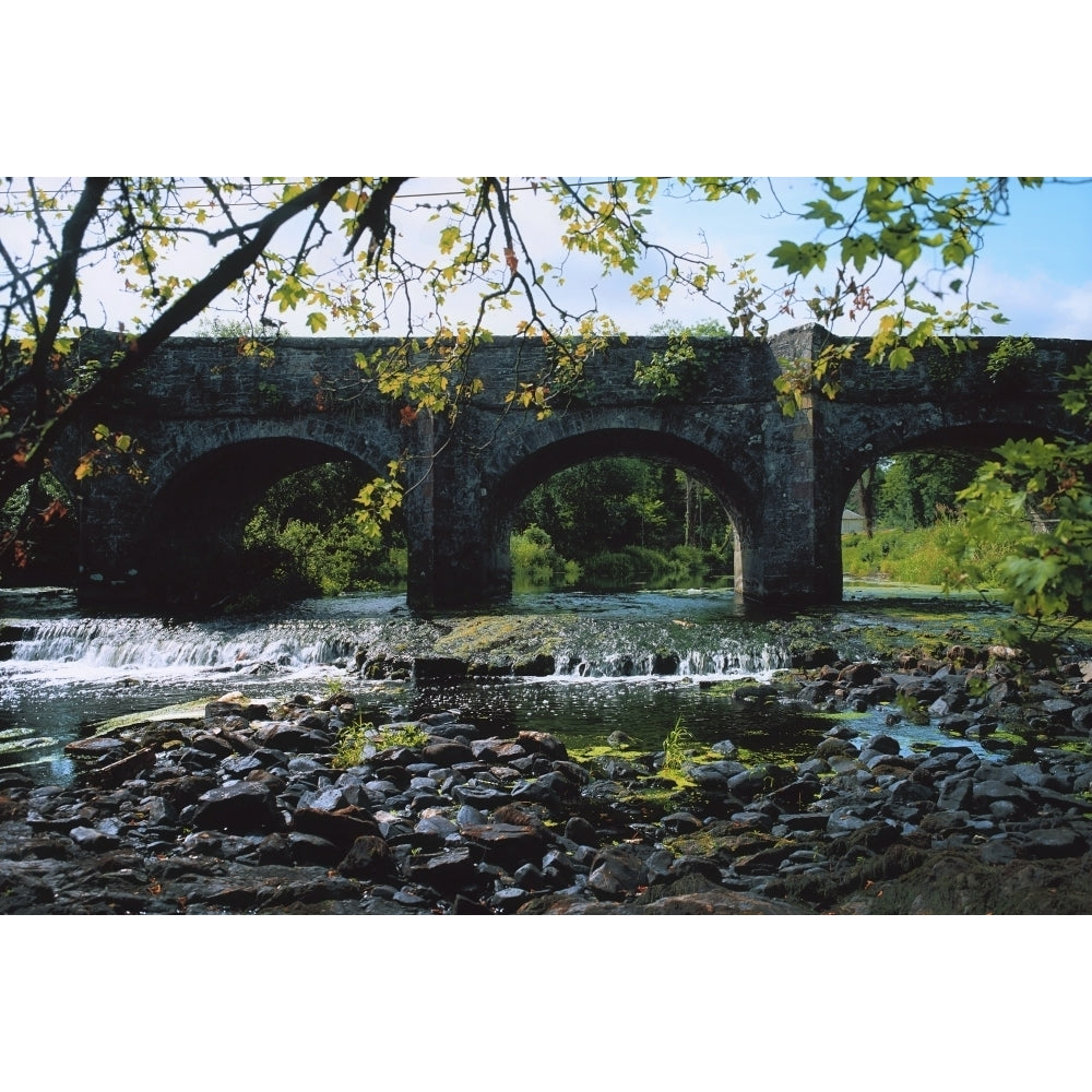 River Annalee Ballyhaise Co Cavan Ireland; Bridge Over A River Poster Print Image 1