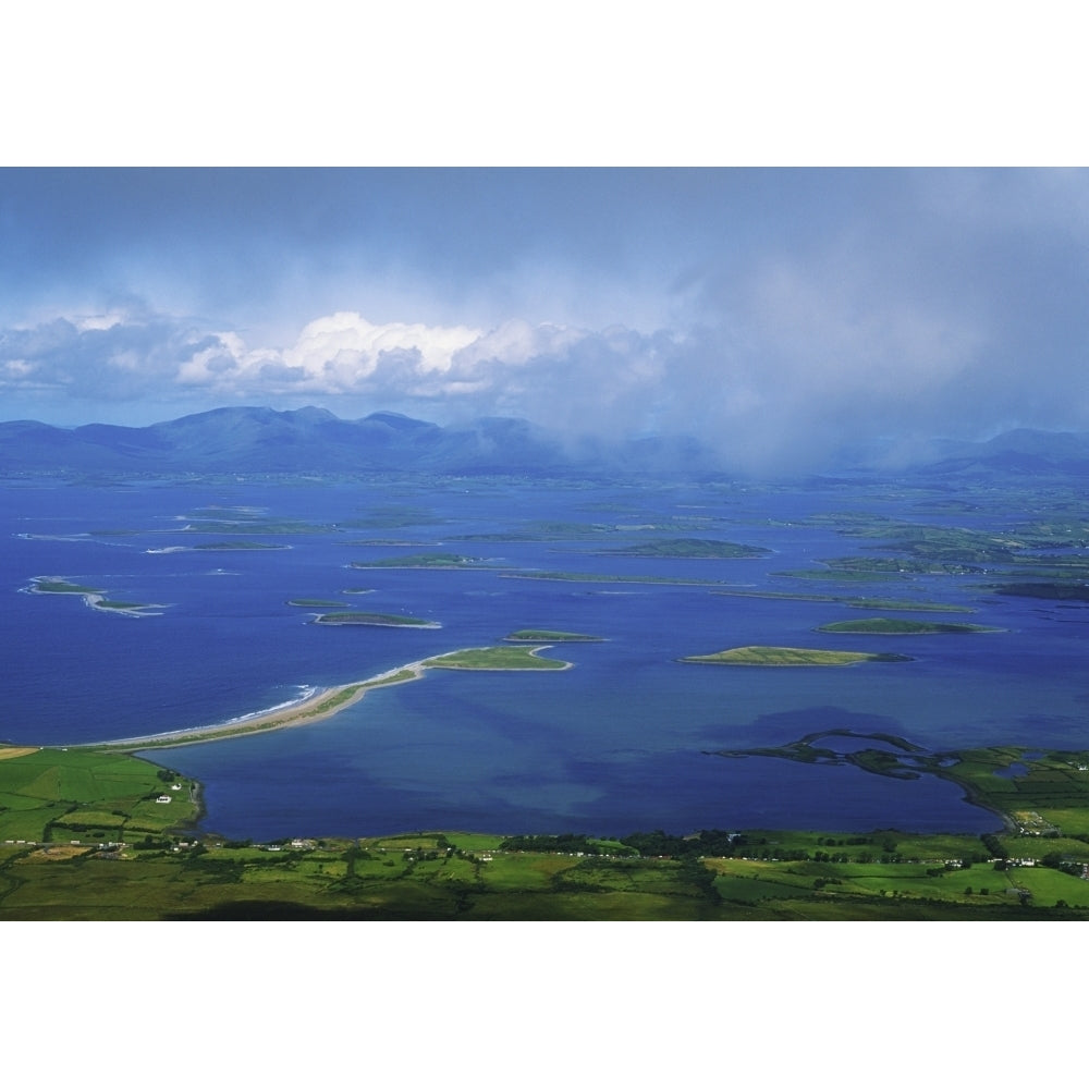 Clew Bay Co Mayo Ireland; View Of A Bay From Croagh Patrick Poster Print Image 1