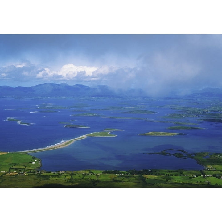 Clew Bay Co Mayo Ireland; View Of A Bay From Croagh Patrick Poster Print Image 1