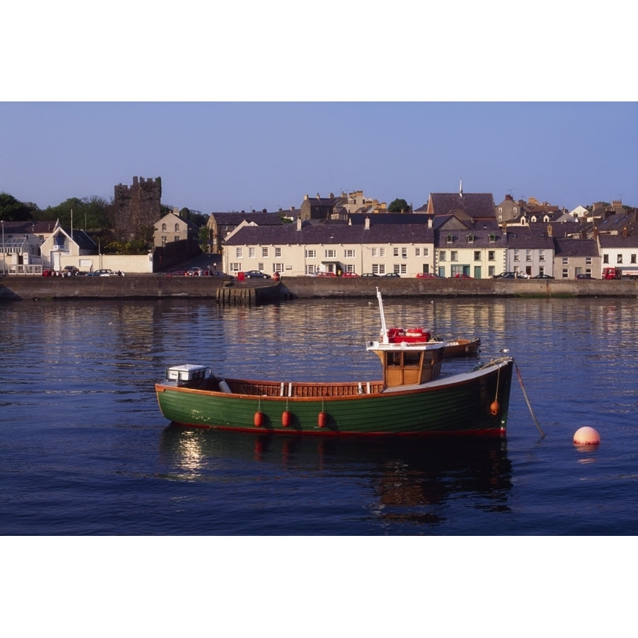 Portaferry Strangford Lough Ards Peninsula Co Down Ireland; Fishing Boat In A Lake Near A Village Print Image 1