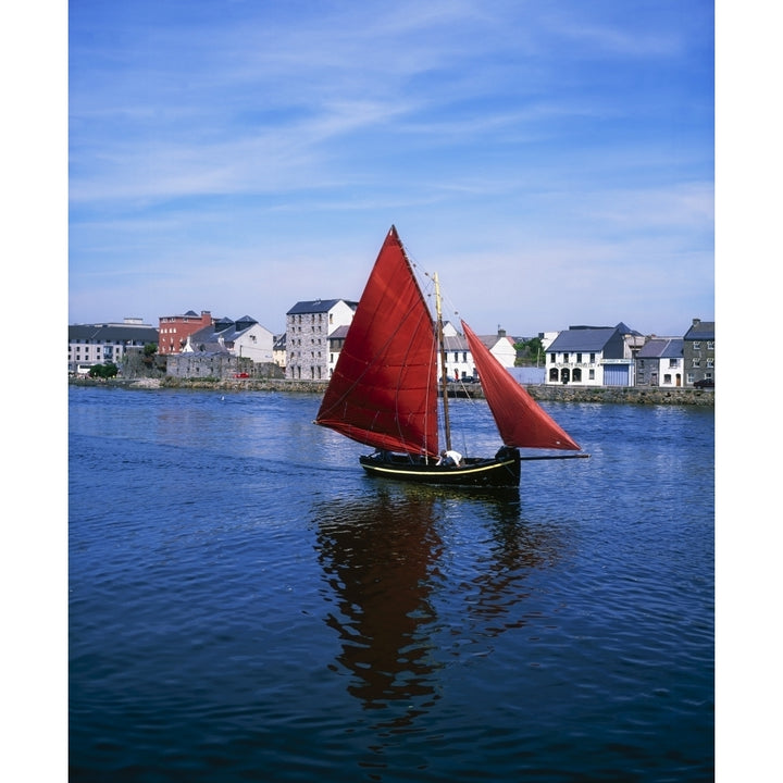 Galway Co Galway Ireland; Galway Hooker Near Merchants Arch Poster Print Image 1