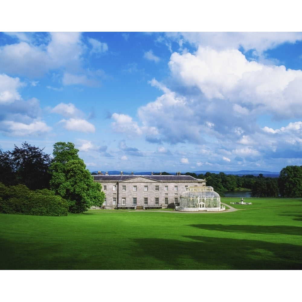 Ballyfin House Co Laois Ireland; House Completed In 1826 With View Of The Conservatory by The Irish Image Collection / Image 1