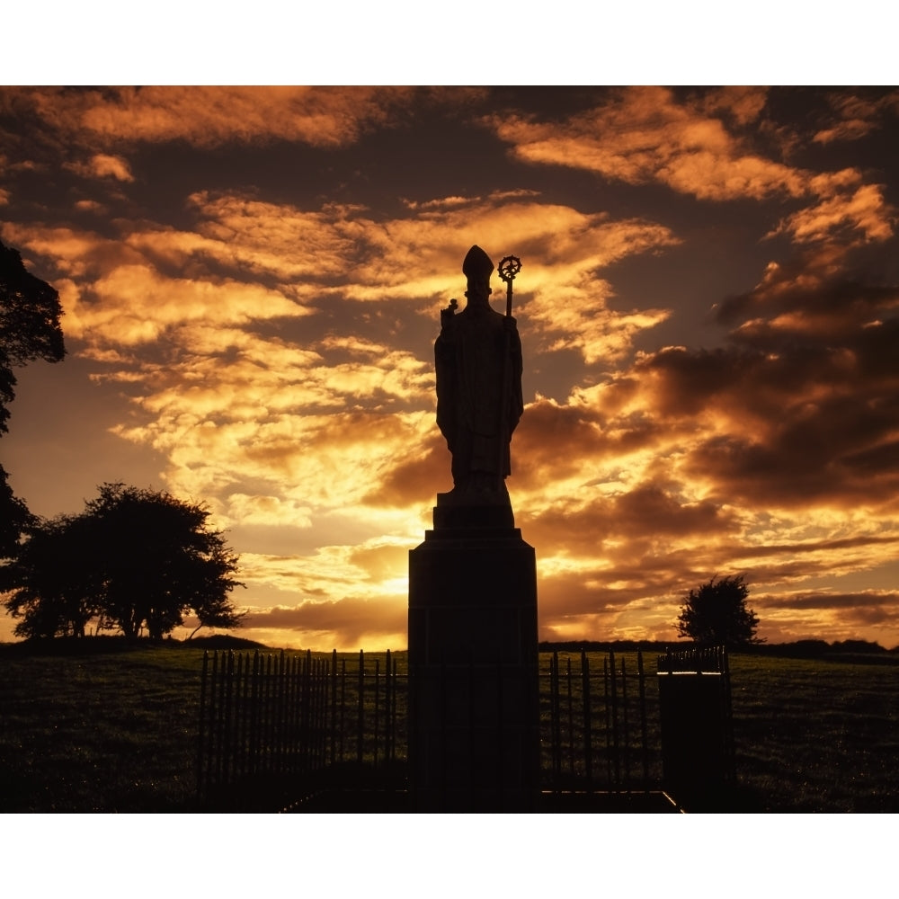 Sculpture Of St. Patrick Hill Of Tara Co Meath Ireland by The Irish Image Collection / Design Pics Image 1