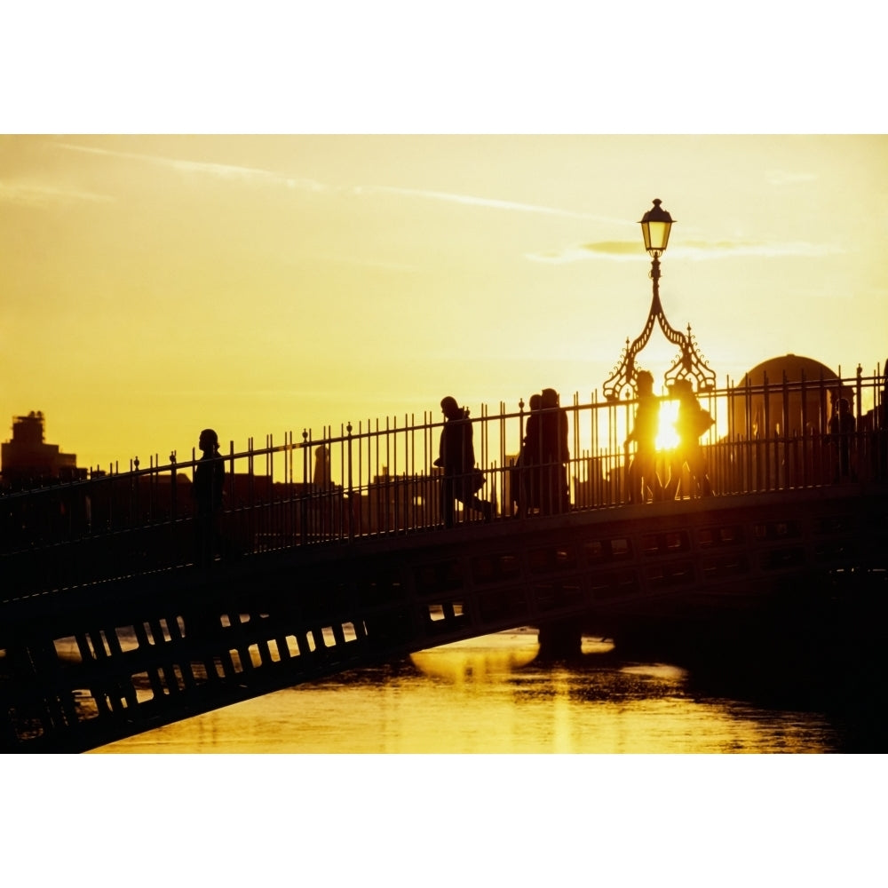 The Hapenny Bridge Dublin Ireland by The Irish Image Collection / Design Pics Image 1