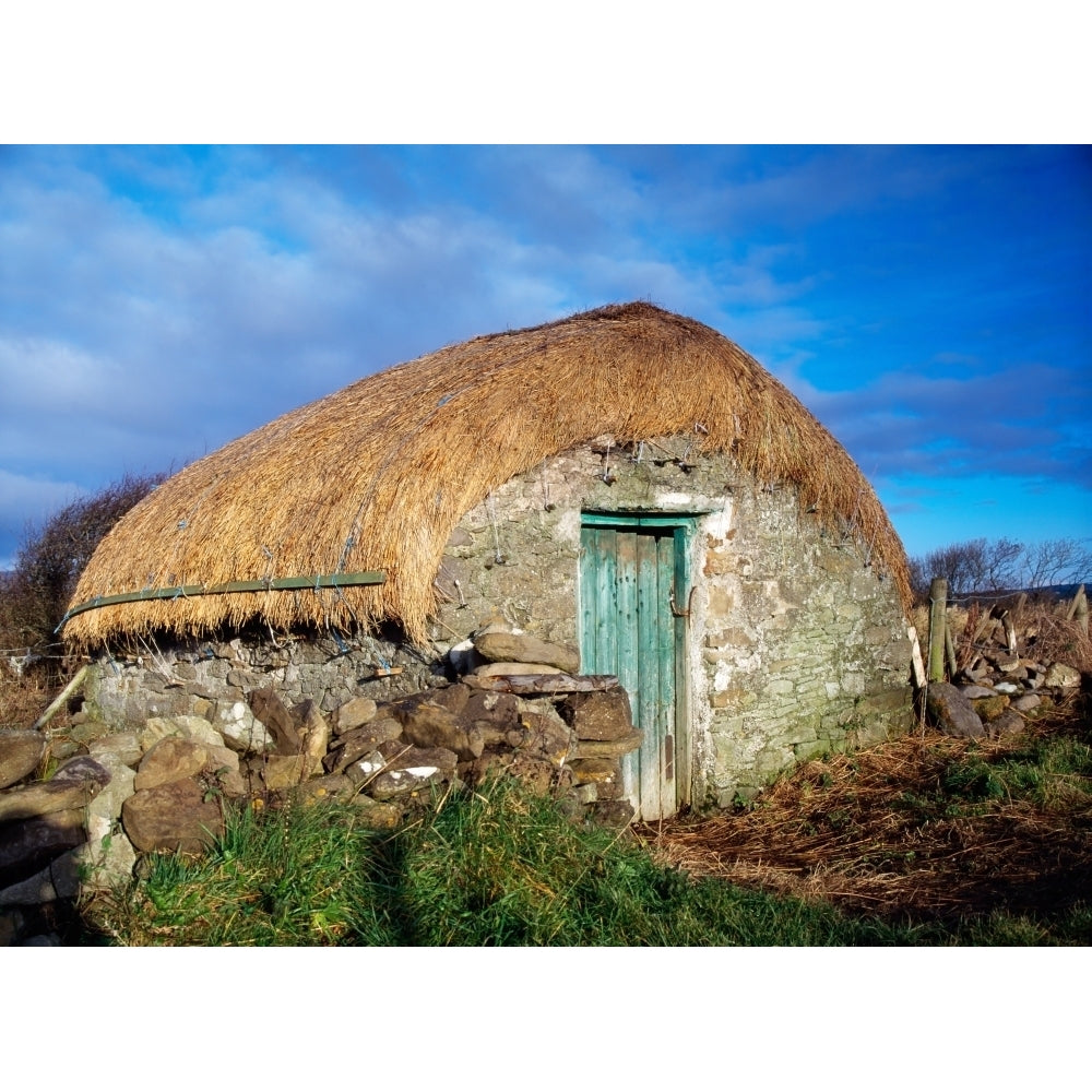 Thatched Shed St Johns Point Co Donegal Ireland Poster Print Image 1