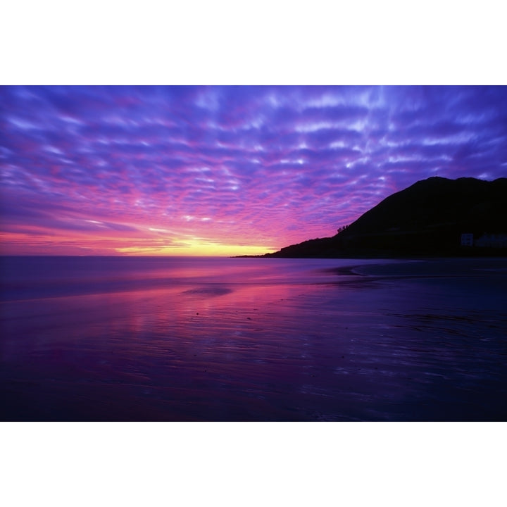 Sunrise At Bray Head Co Wicklow Ireland Poster Print Image 1