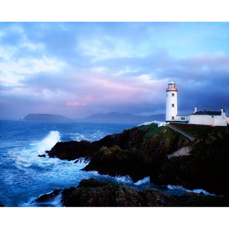 Lighthouse At Fanad Head Co Donegal Ireland Poster Print Image 1