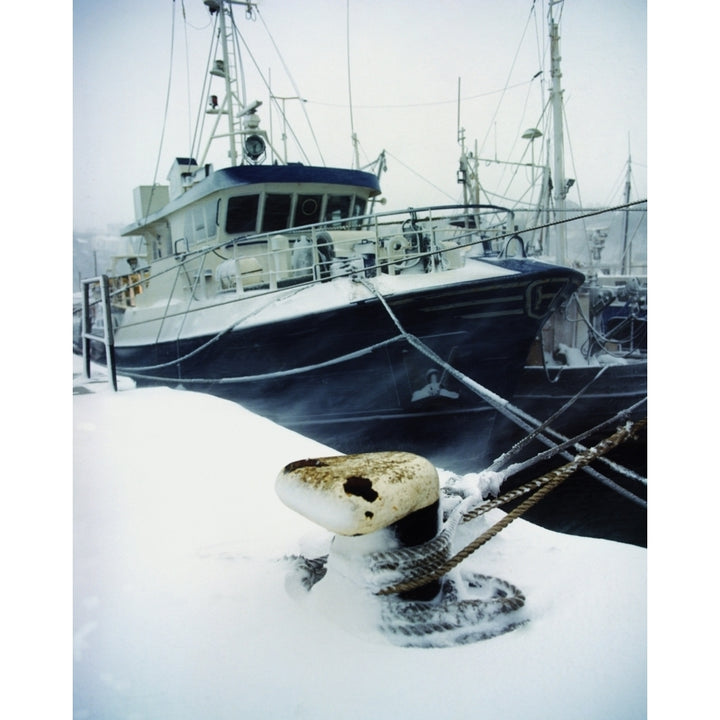 Fishing Trawler Howth Harbour Co Dublin Ireland Poster Print Image 1